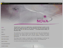 Tablet Screenshot of goingnova.org